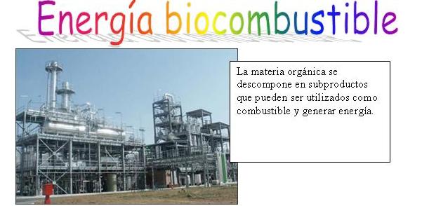 Energ&iacute;a biocombustible